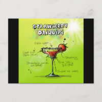 Recette de cocktail à l'aquarelle