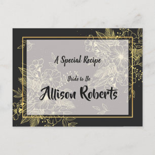 Carte Postale Recette de Golden Roses pour la fête de mariage