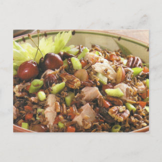 Carte Postale Recette de salade de riz sauvage de Turquie