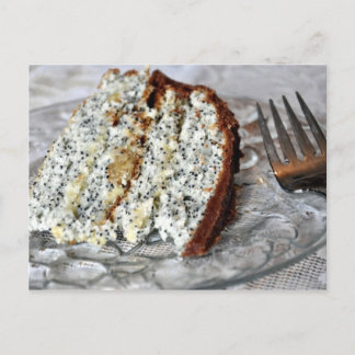 Carte Postale Recette de torte de graines de pavot