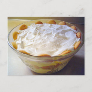 Carte Postale Recette Easy Banana Pudding