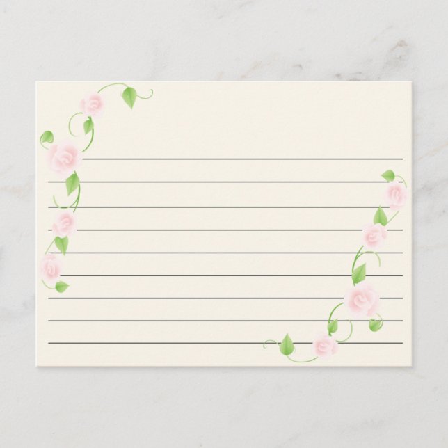 Carte Postale Recette mariage (Devant)