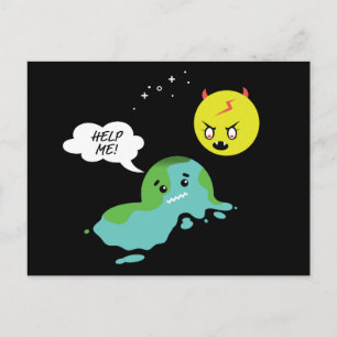 Carte Postale Réchauffement climatique