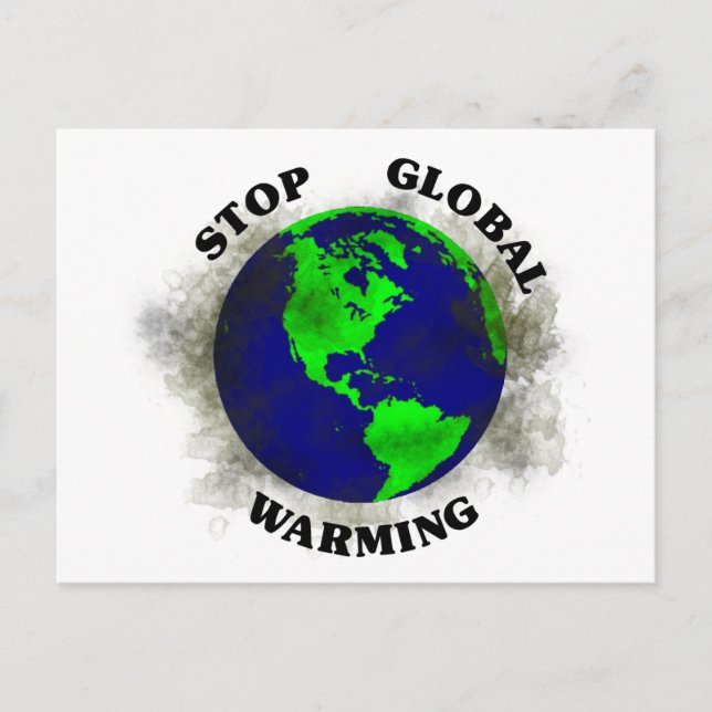 Carte Postale Réchauffement climatique (Devant)