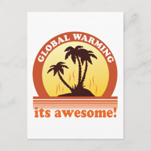 Carte Postale réchauffement climatique