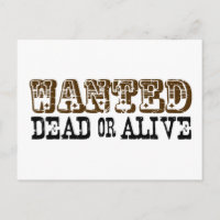 Recherché mort ou vivant