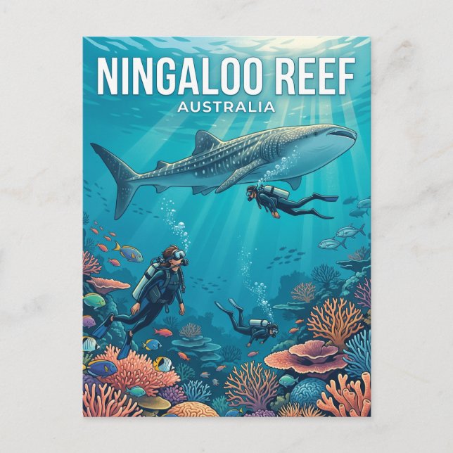 Carte Postale Récif de Ningaloo Australie (Devant)