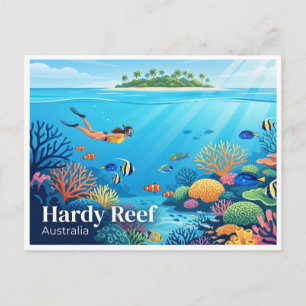 Carte Postale Récif Hardy Airlie Beach Australie