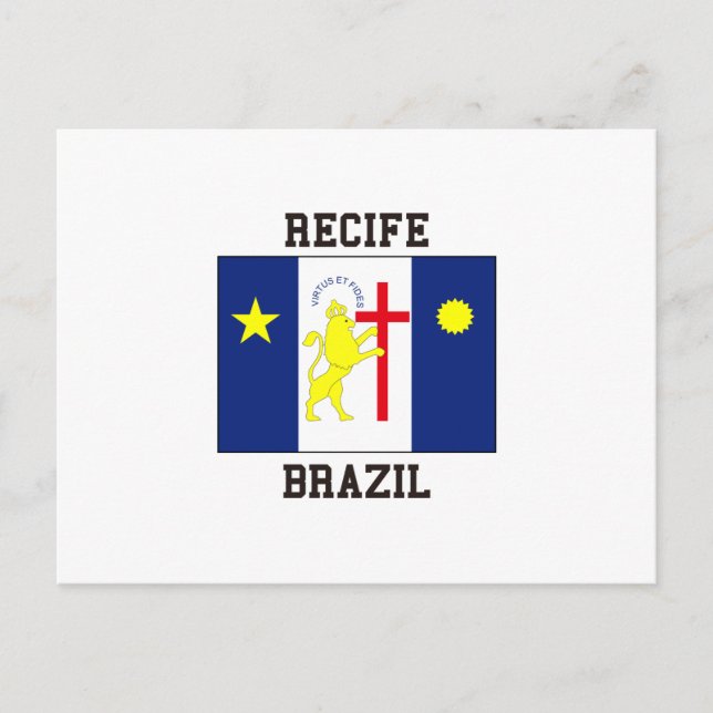 Carte Postale Recife Brésil (Devant)