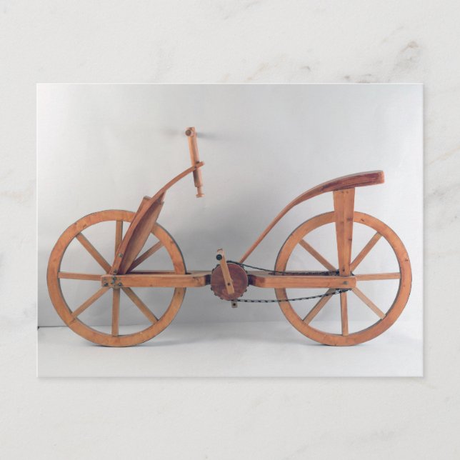 Carte Postale Reconstruction de la conception de da Vinci (Devant)