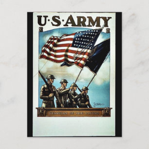 Carte Postale Recrutement de l'armée 2ème guerre mondiale