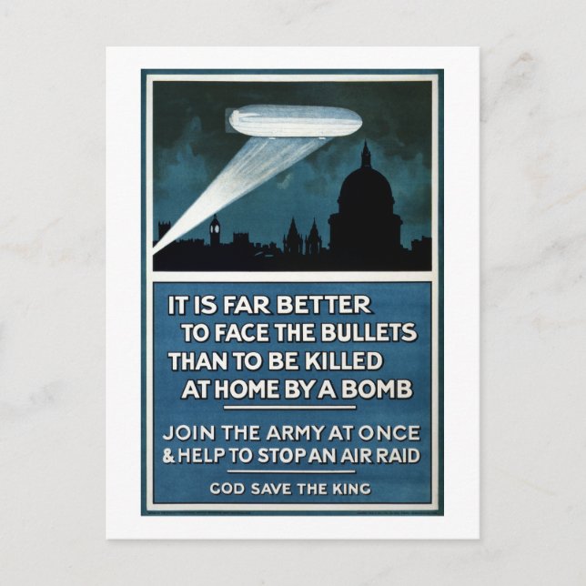 Carte Postale Recrutement de l'Armée de terre de la Seconde Guer (Devant)