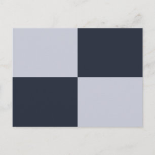 Carte Postale Rectangles marine et gris