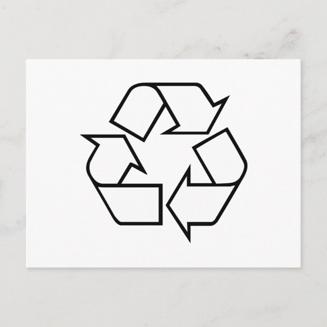 Carte Postale Recyclage (Devant)