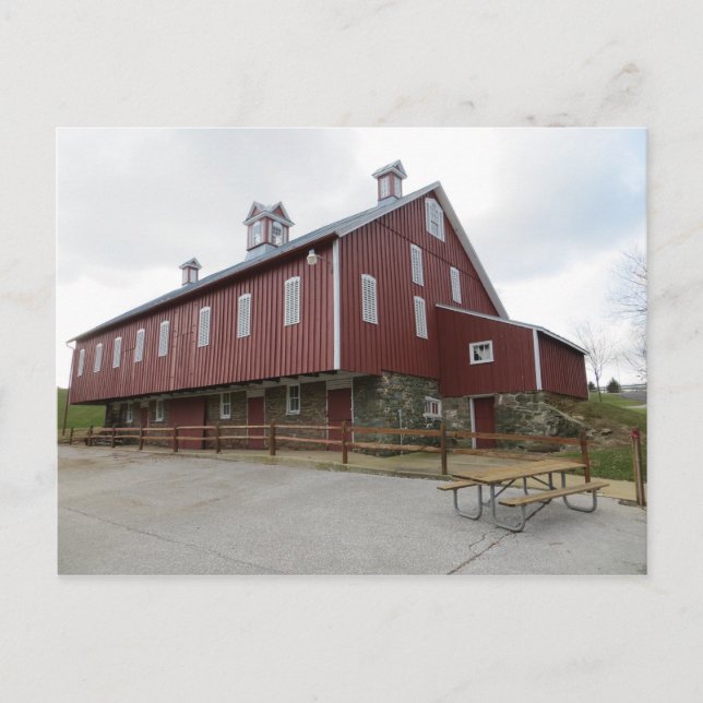 Carte Postale Red Barn : Westminster, MD (Devant)
