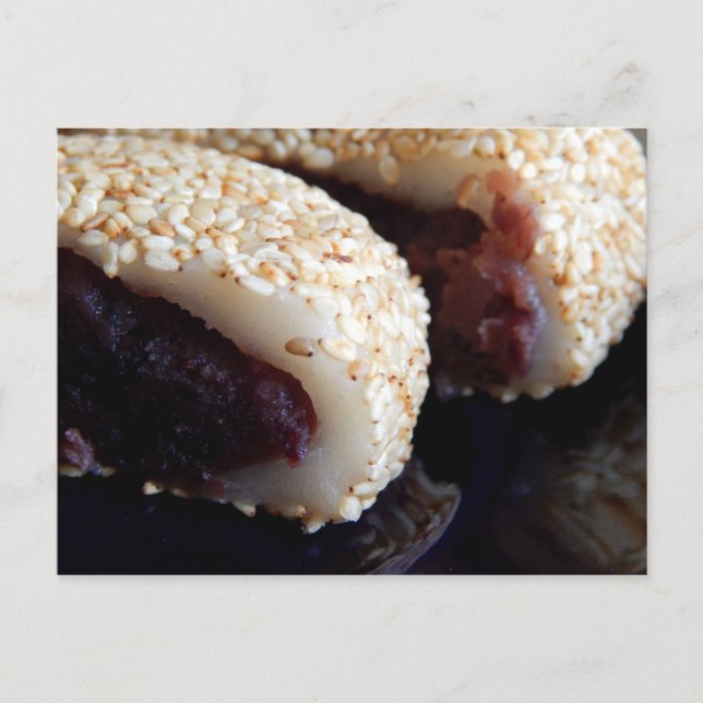 Carte Postale Red Bean Paste Bun (Devant)