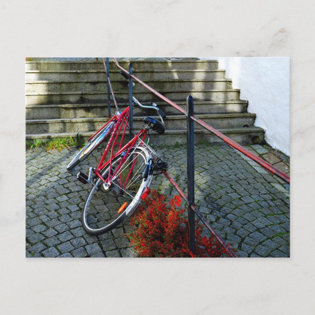 Carte postale Red Bike (Devant)