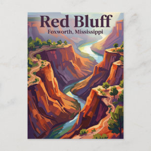Carte Postale Red Bluff Mississippi