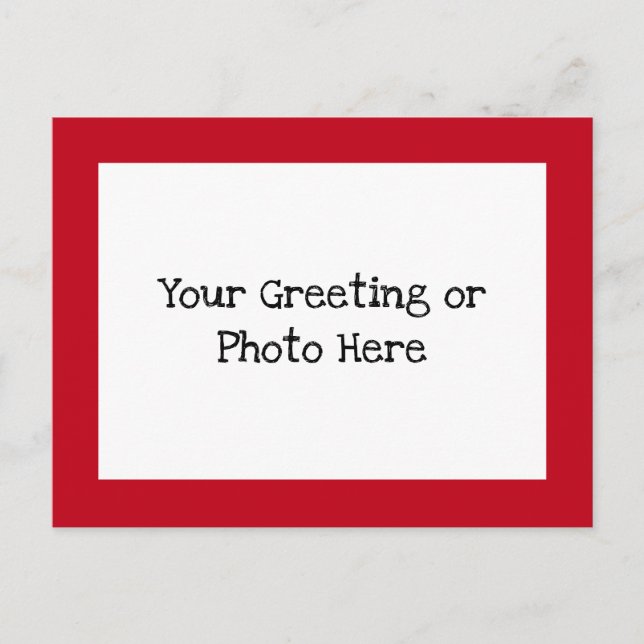 Carte Postale Red Border (Devant)