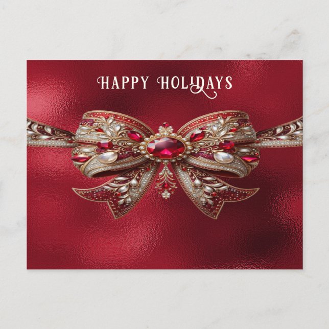 Carte postale Red Bow (Devant)