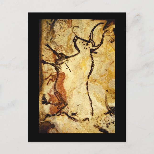 Carte Postale Red Bull', Lascaux, Dordogne_Art de l'Antiquité (Devant)