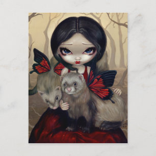 Carte postale "Red Butfly Ferrets"