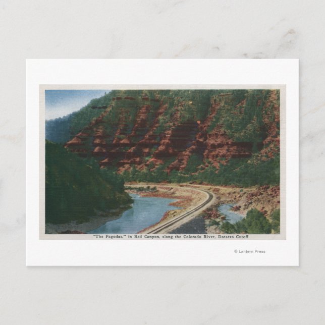 Carte Postale Red Canyon, Colorado (Devant)