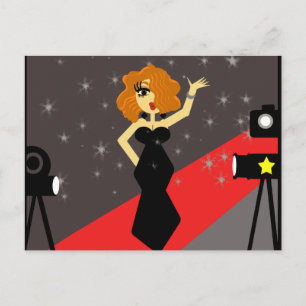 Carte postale Red Carpet Diva