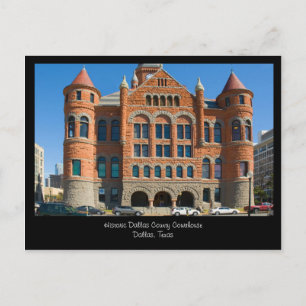 Carte postale Red Courthouse Downtown Dallas Texas