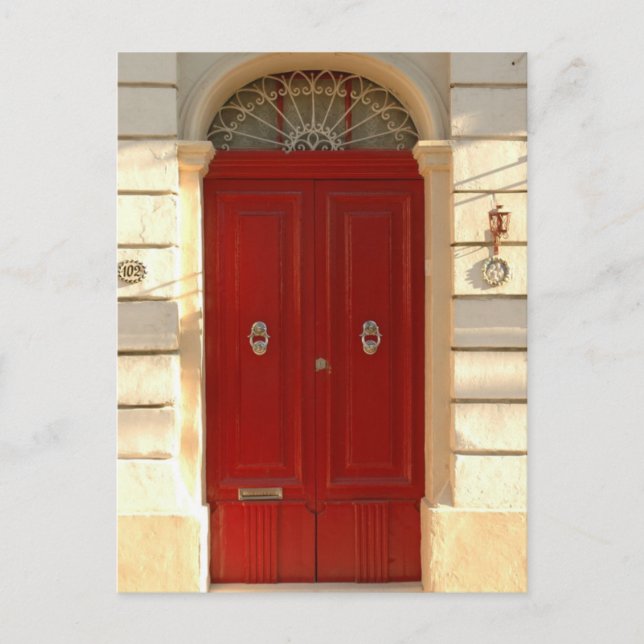 Carte Postale Red Door (Devant)
