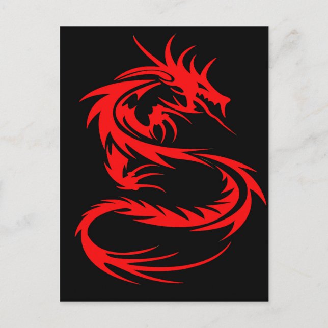 Carte postale Red Dragon (Devant)