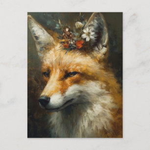 Carte Postale Red Fox Boho