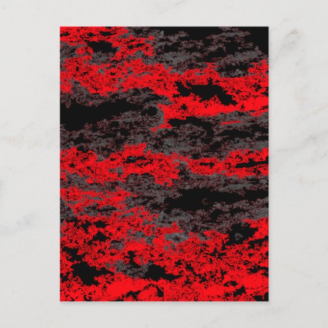 Carte postale Red Grunge Nuages (Devant)