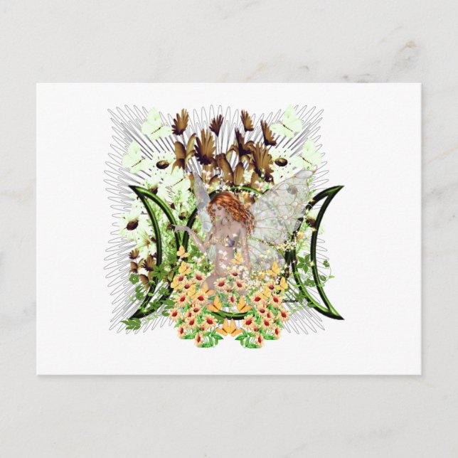 Carte Postale Red Hair Fairy (Devant)