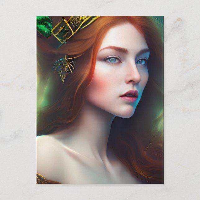 Carte postale Red Haired Woman (Devant)