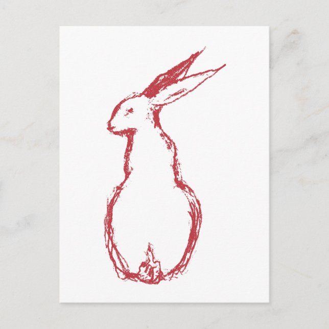 Carte Postale Red Hare (Devant)
