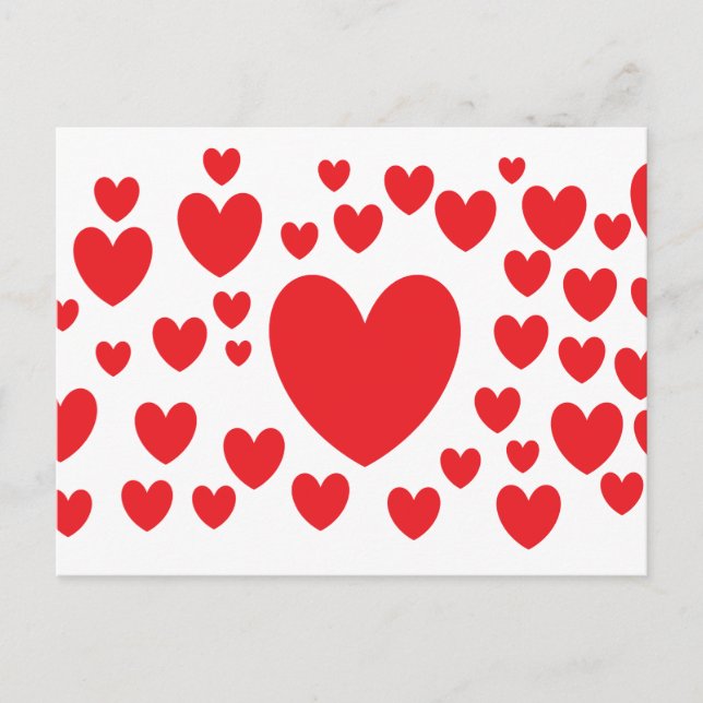 Carte postale Red Hearts (Devant)