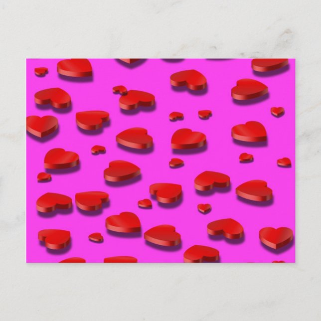 Carte Postale Red Heats 3D (Devant)