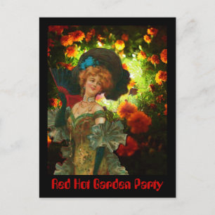 Carte Postale Red Hot Garden