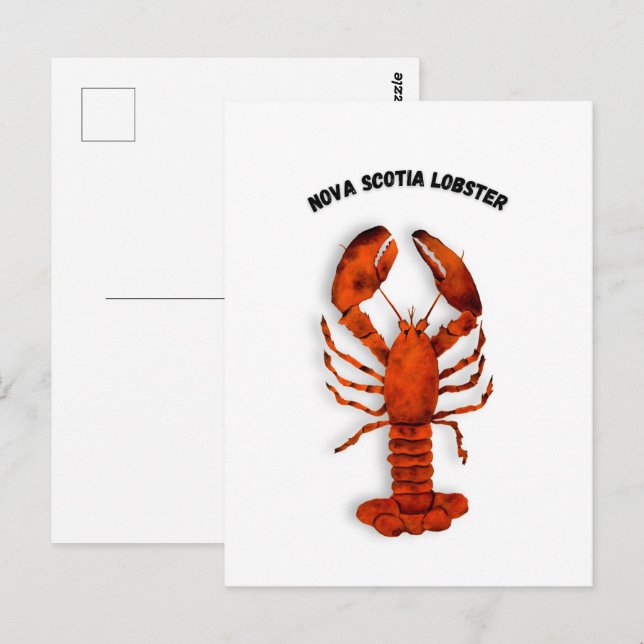Carte postale Red Lobster (Devant / Derrière)