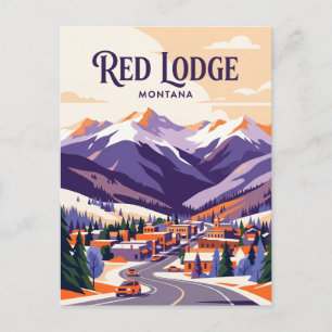 Carte Postale Red Lodge États-Unis
