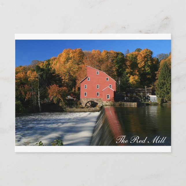 Carte postale Red Mill Automne II (Devant)