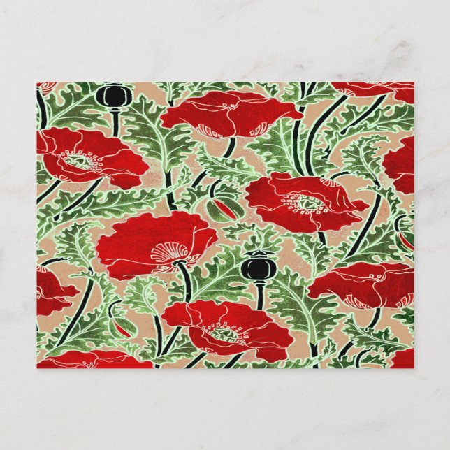 Carte Postale Red Poppy (Devant)