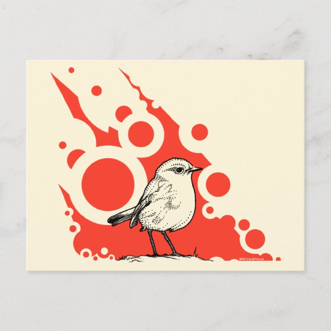 Carte postale Red Robin (Devant)