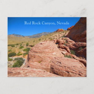 Carte Postale Red Rock Canyon près du Las Vegas Boulevard