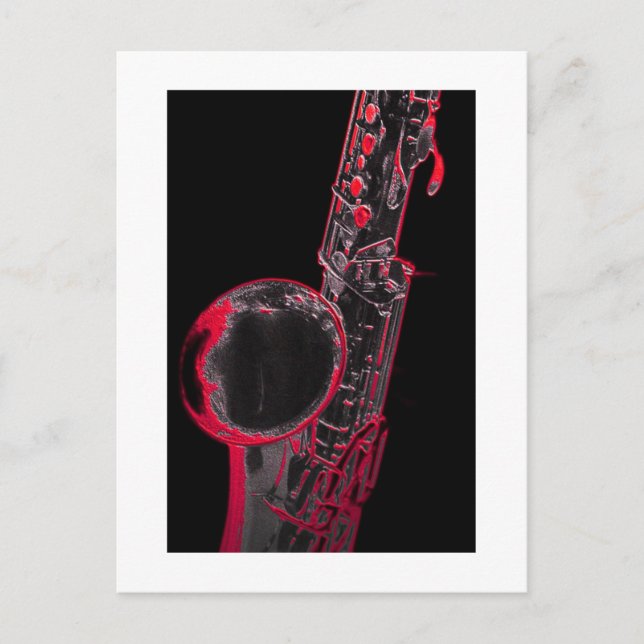 Carte Postale Red Sax (Devant)