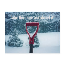Carte postale Red Shovel