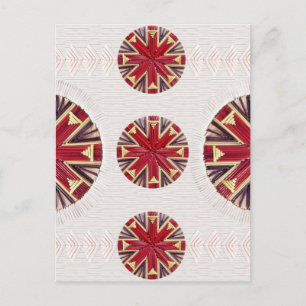 Carte postale Red Snowflake
