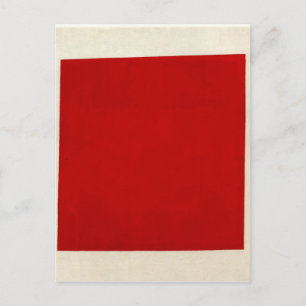 Carte Postale Red square by Kazimir Malevich