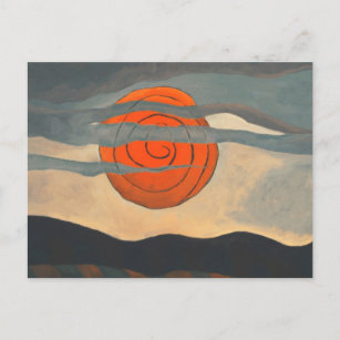 Carte Postale Red Sun par Arthur Dove